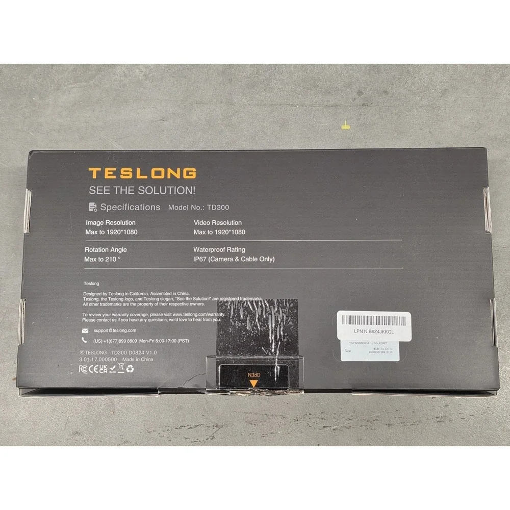 Teslong Two-Way Articulating Borescope USB-C Endoscope Inspection Camera 5FT